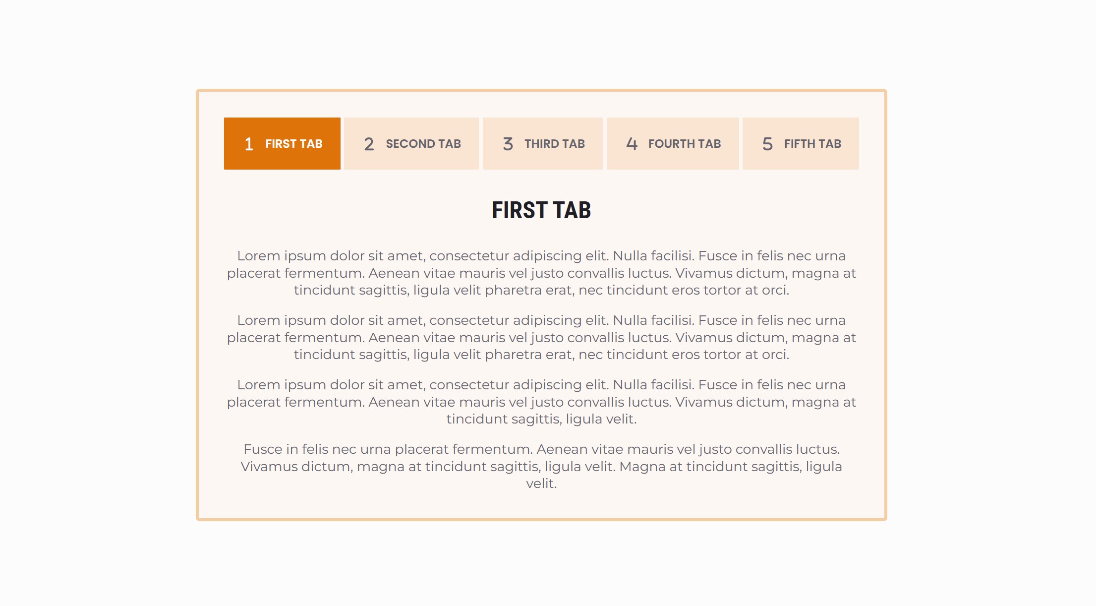 Tabs block for breakdance