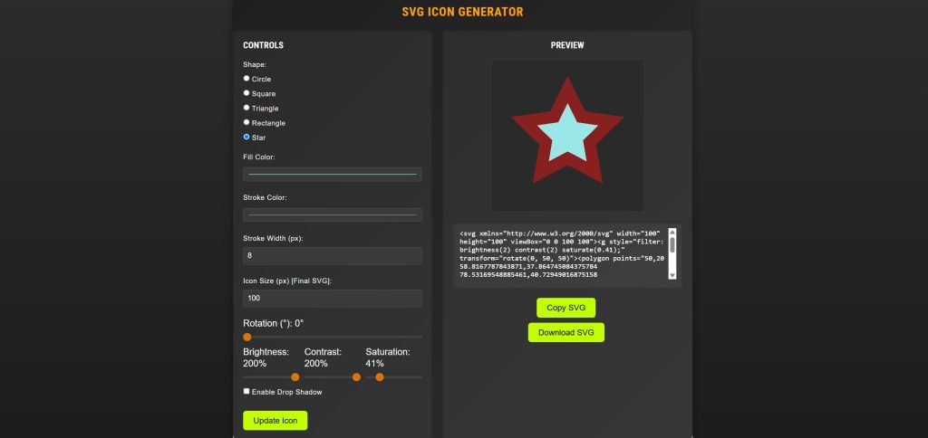 SVG Icon Generator – Create SVG Icons Online in Real-Time | BD Libraries
