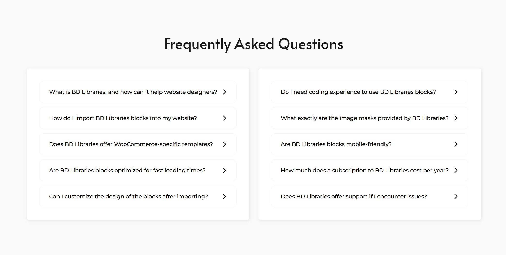 frequently asked questions blocks breakdance builder