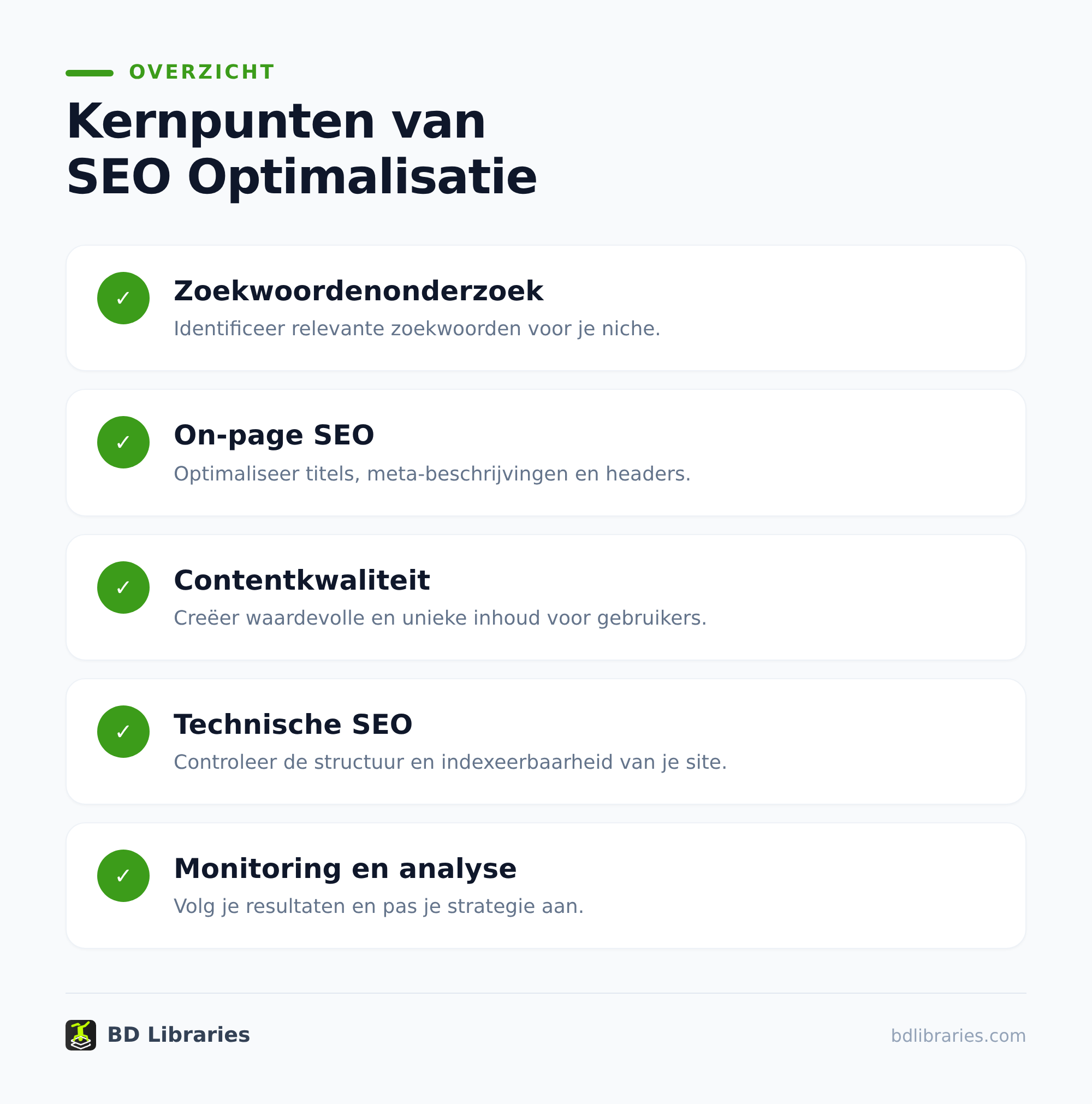 SEO optimalisatie: zo kom je hoger in Google 1 Begin met zoekwoorden en onderwerpen