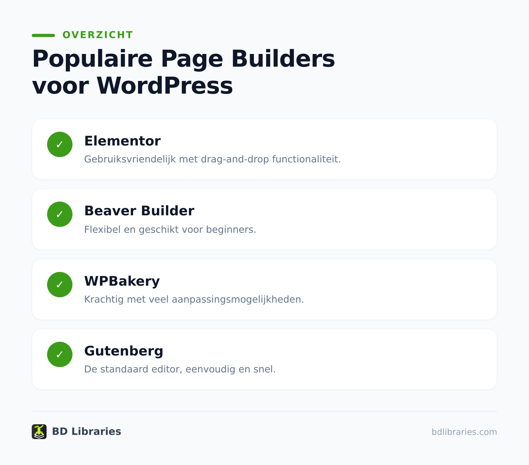 Building with WordPress: which page builder fits you? | Gids 2 Een praktisch stappenplan voor jouw keuze